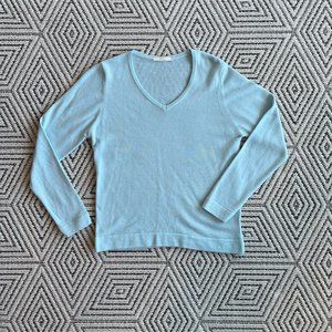 Marks & Spencer Pullover V-Neck 3/4 Sweater Size Small